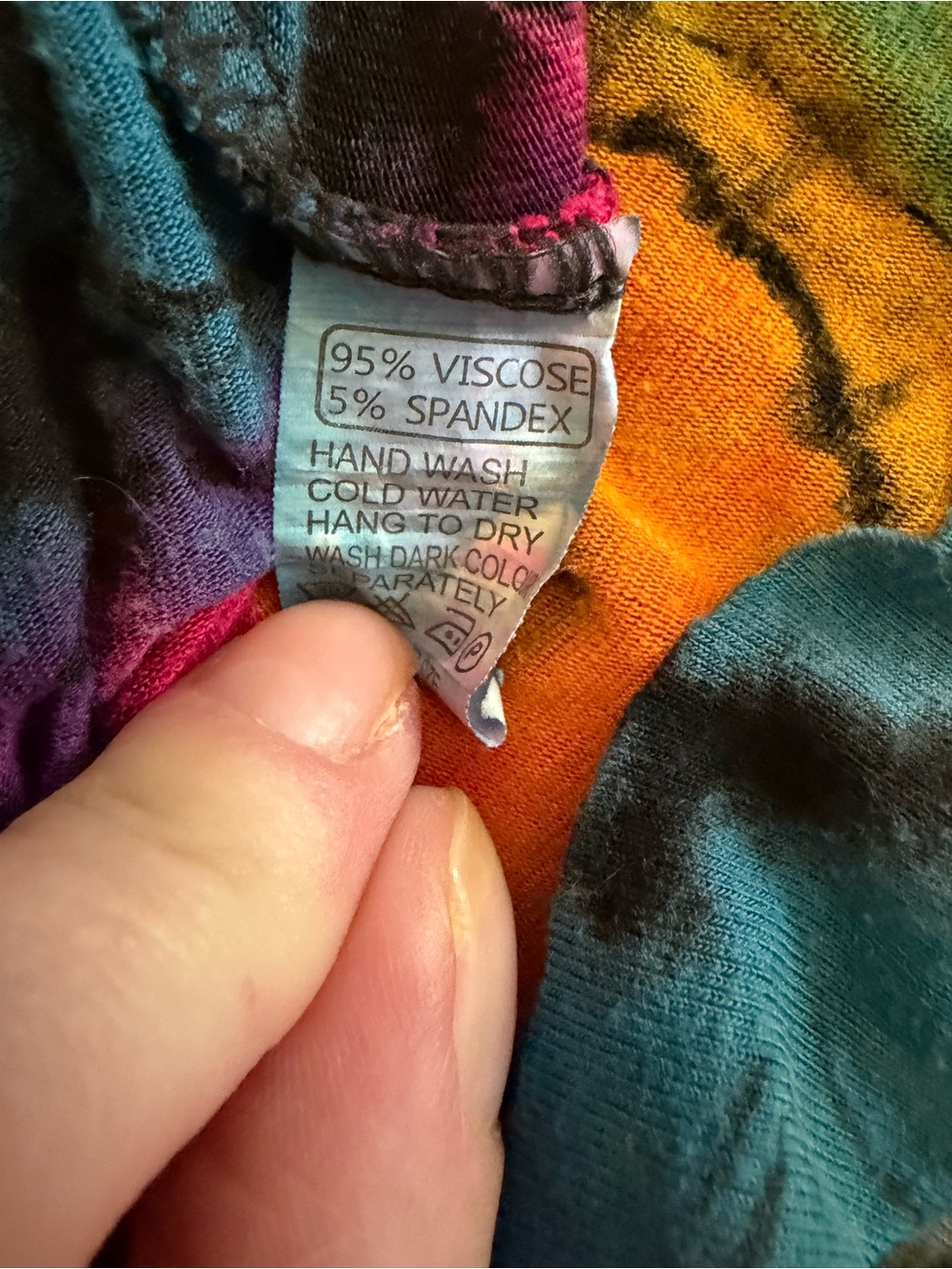 Tie-Dye Spaghetti Strap Dress - Picture 6 of 6